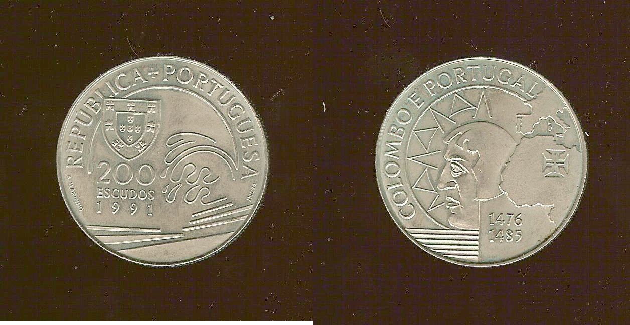 Portugal 200 escudos 1991 BU